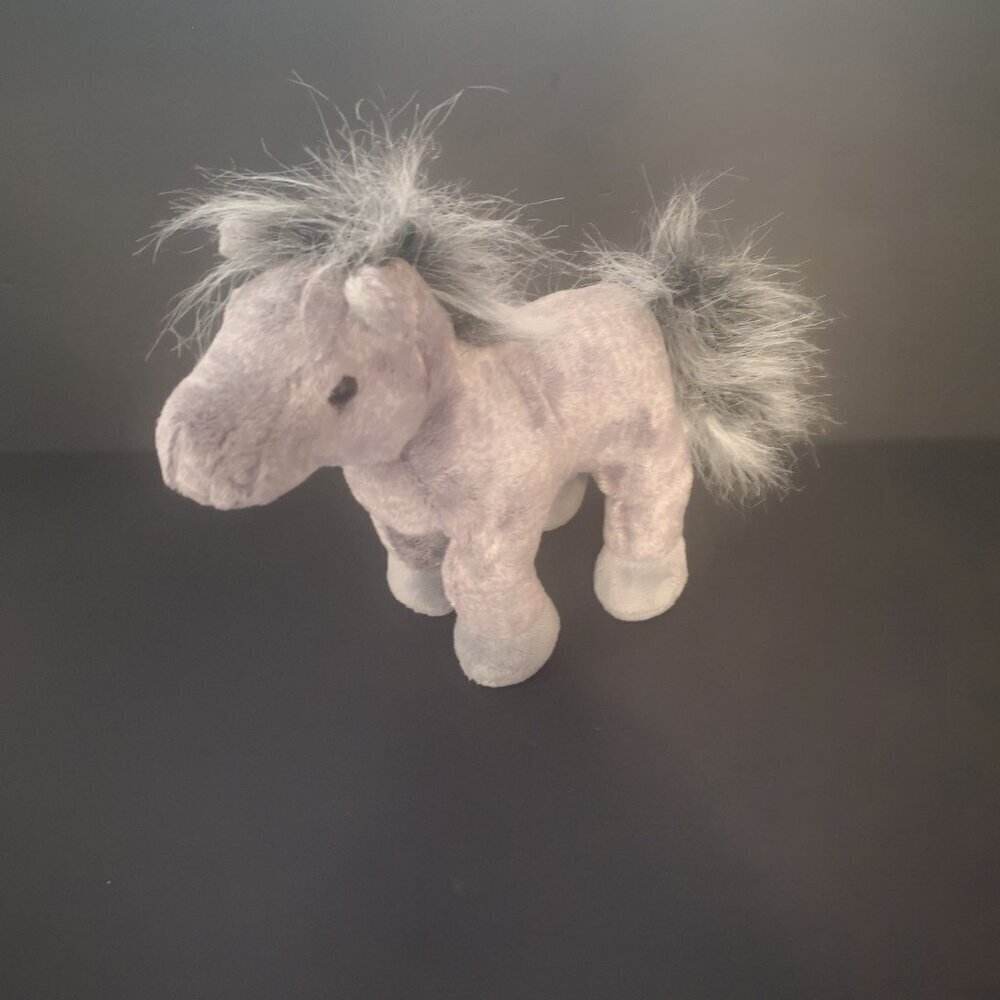 Ganz Webkinz 8" Dapple Grey Arabian Horse Plush Stuffed Very Soft No Code
